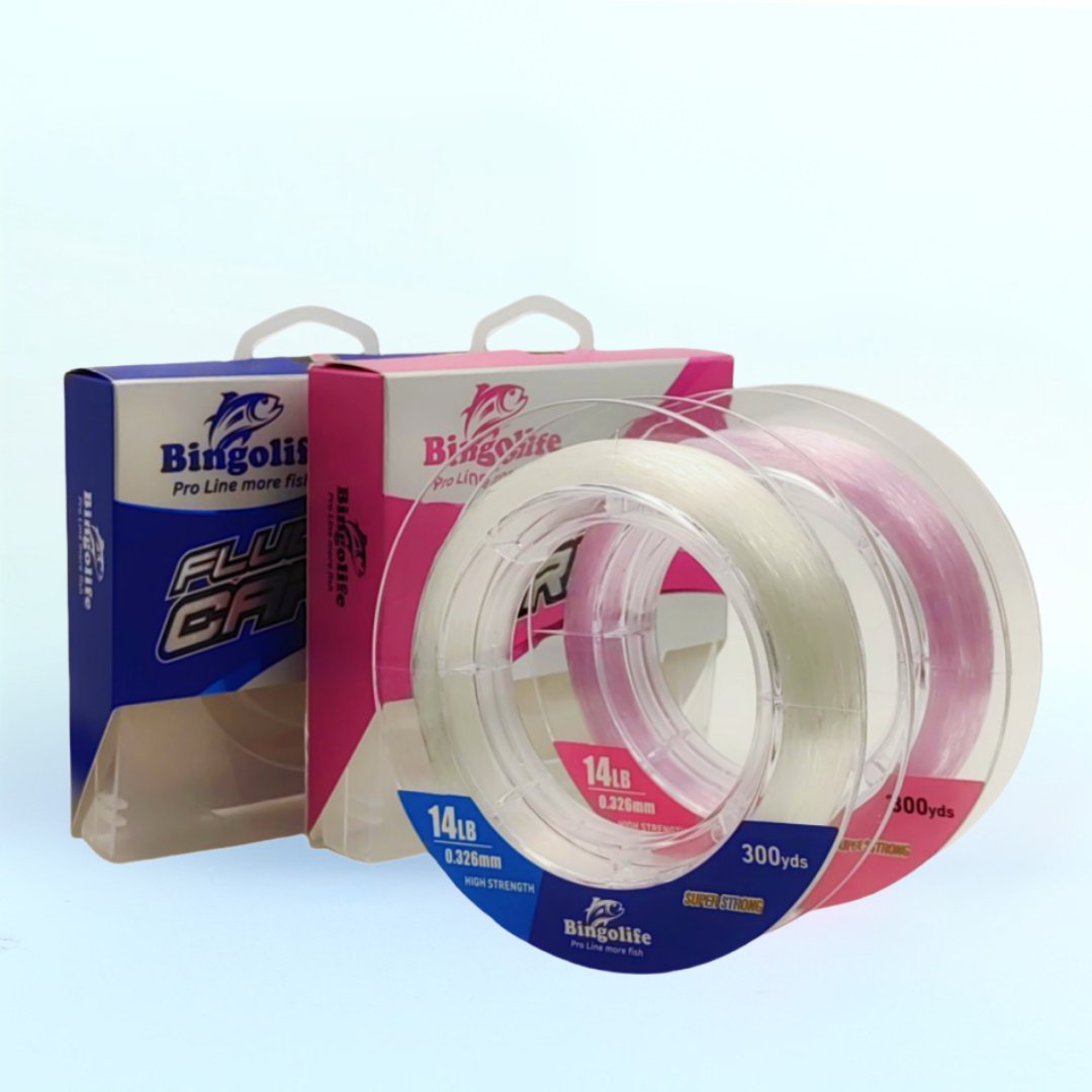 Bingolife premium invisible 100% Japan fluorocarbon fishing line for professional stealth fishing