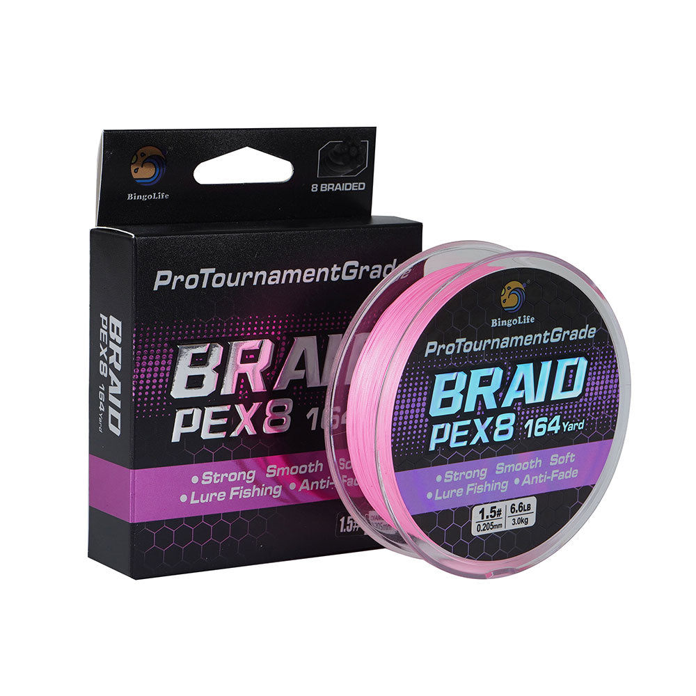 Bingolife Pro-Grade Anti-Fade PEX8 braid 164 yd black, product detail – image 9